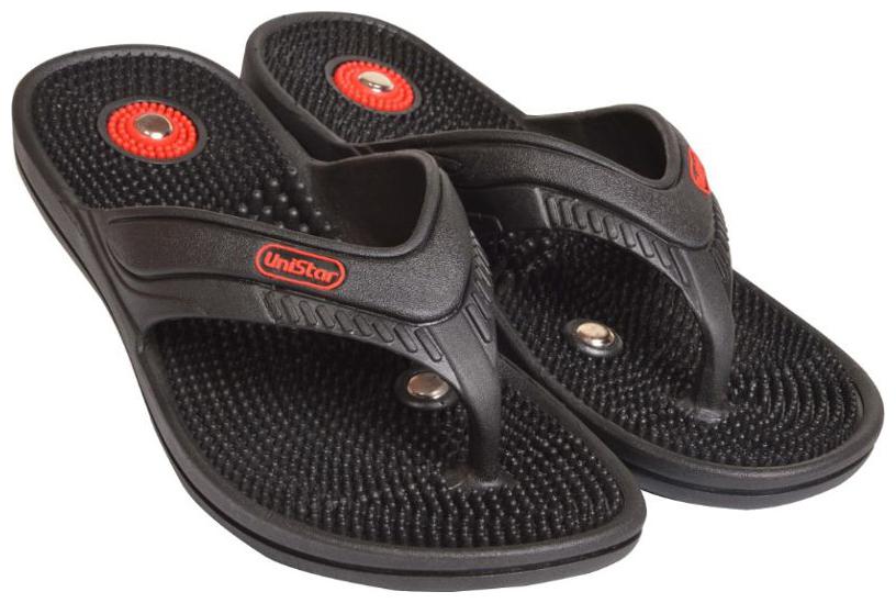 

Unistar Men Black Diabetic Orthopaedic Slippers