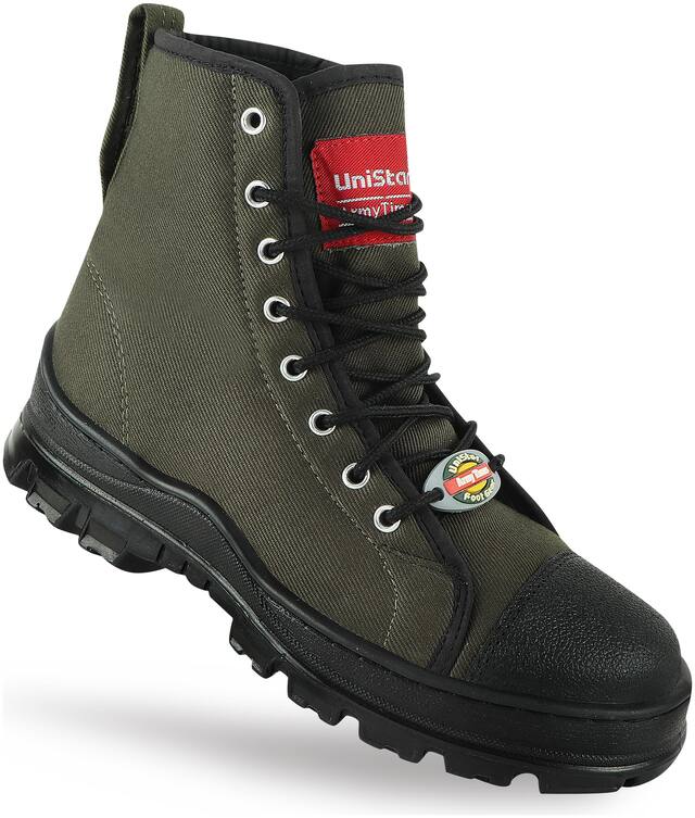 Unistar Ankle Boots For Men ( Green )