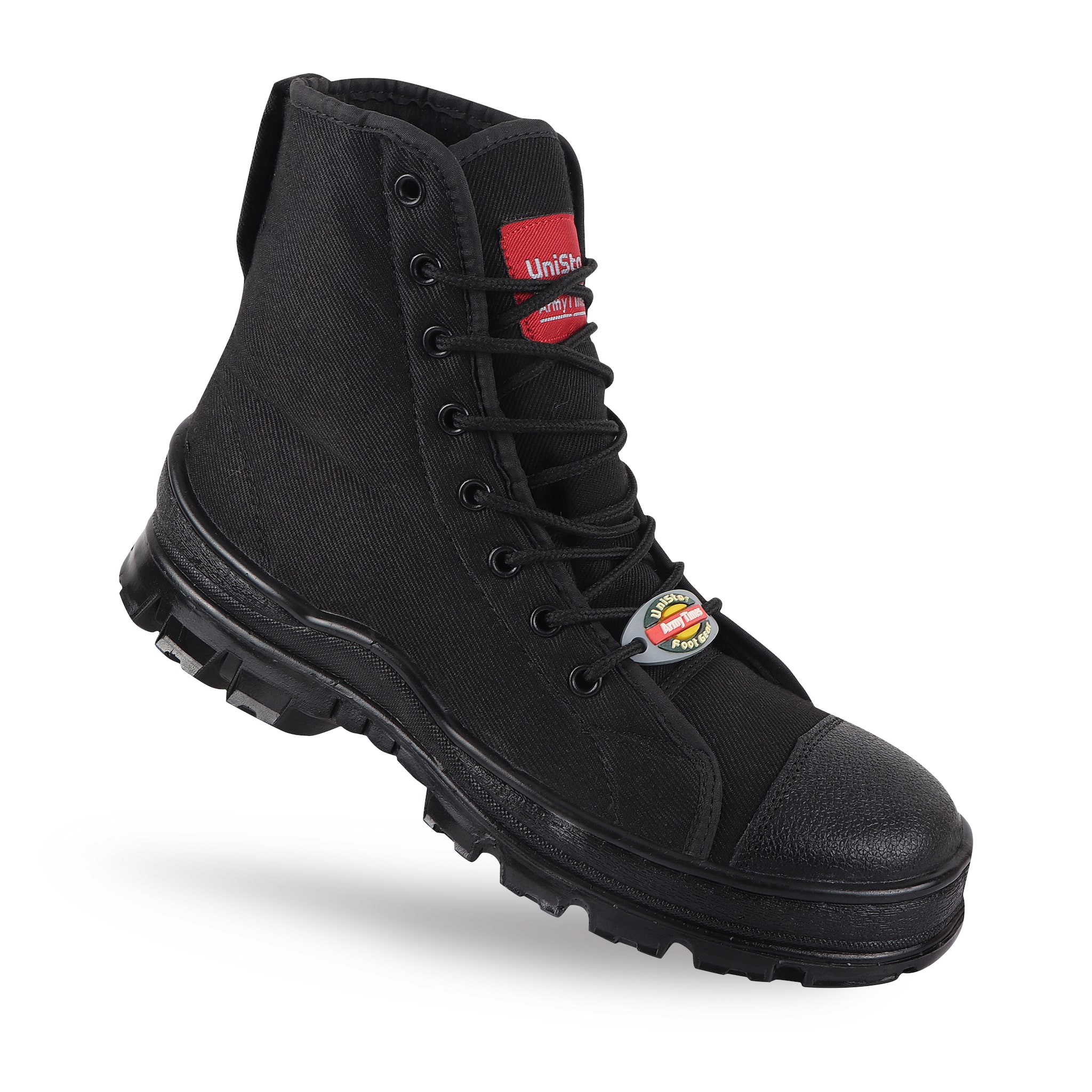 

Unistar Men Black Ankle Boots