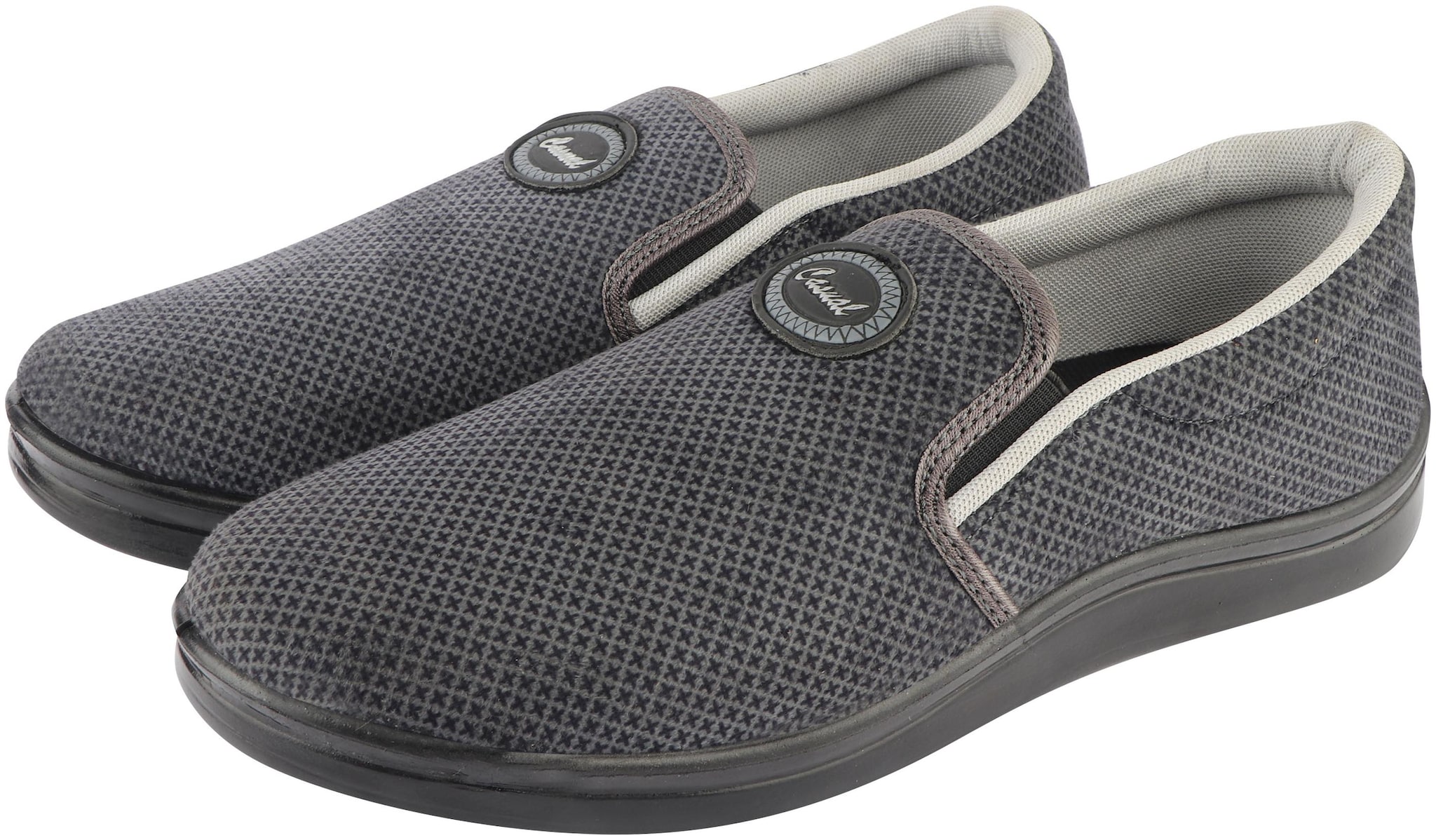 

Unistar Grey Moccasin Shoes For Men