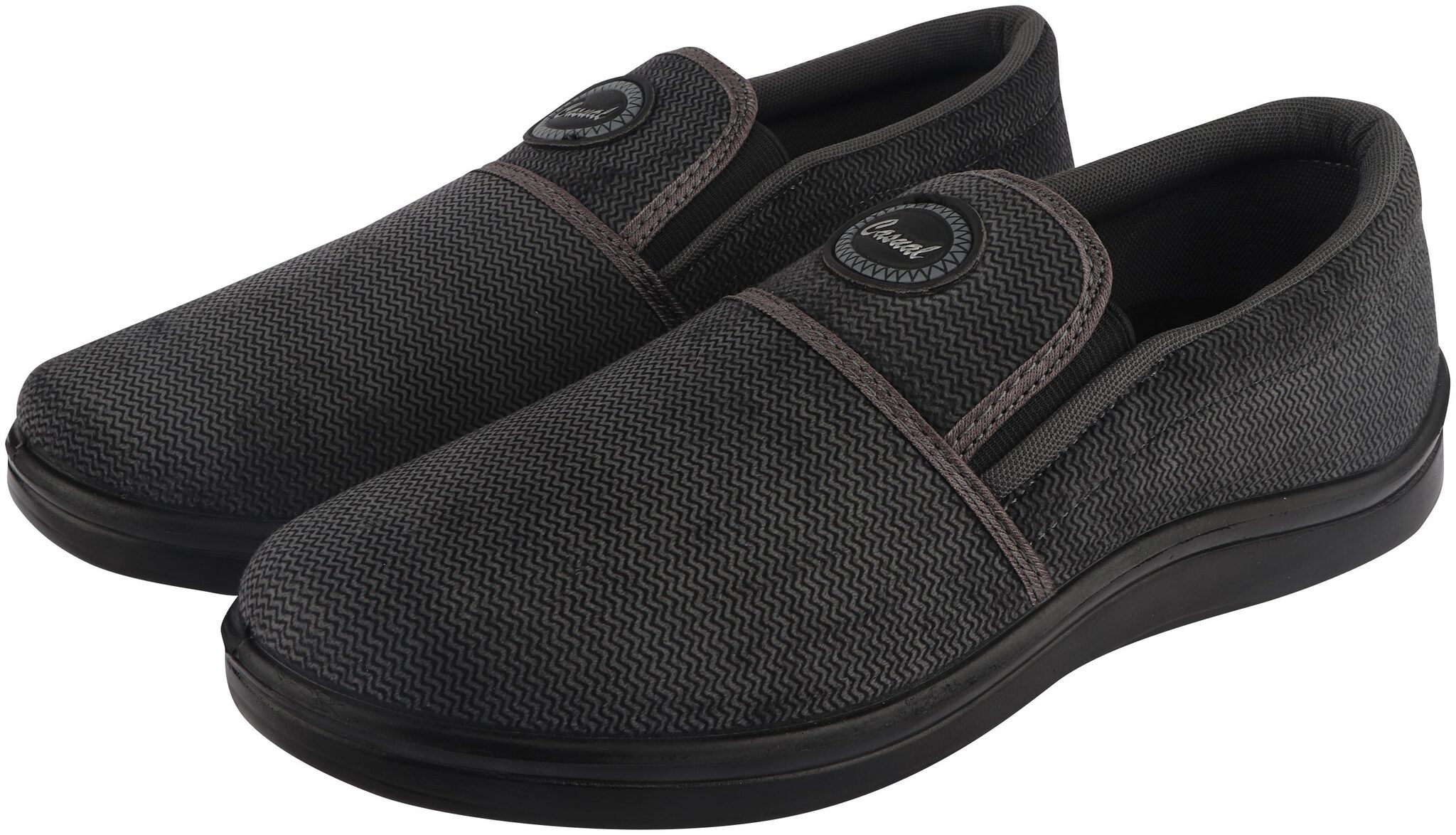 

Unistar Grey Moccasin Shoes For Men