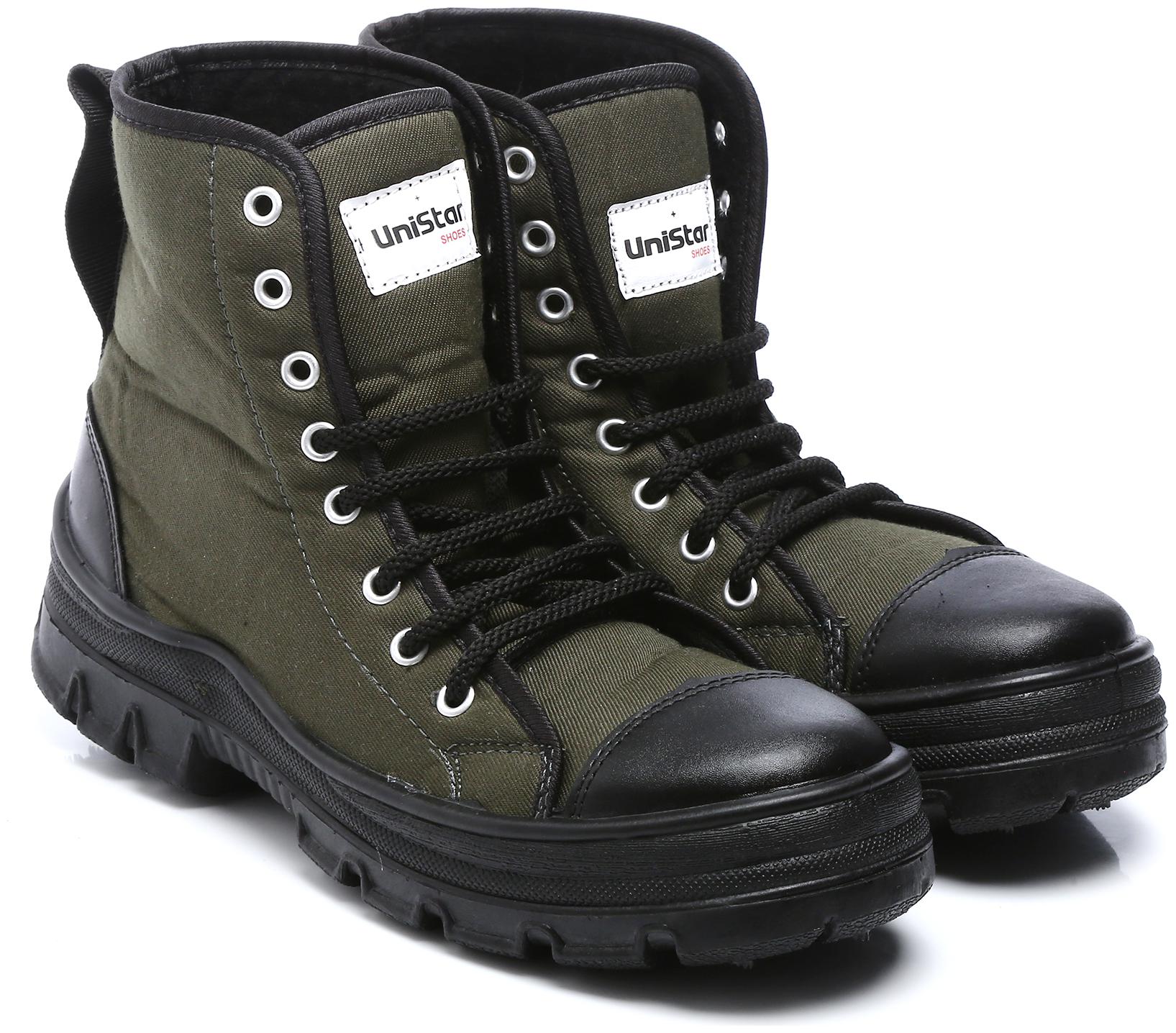 

Unistar Men Green Outdoor Boots - ART S POWER