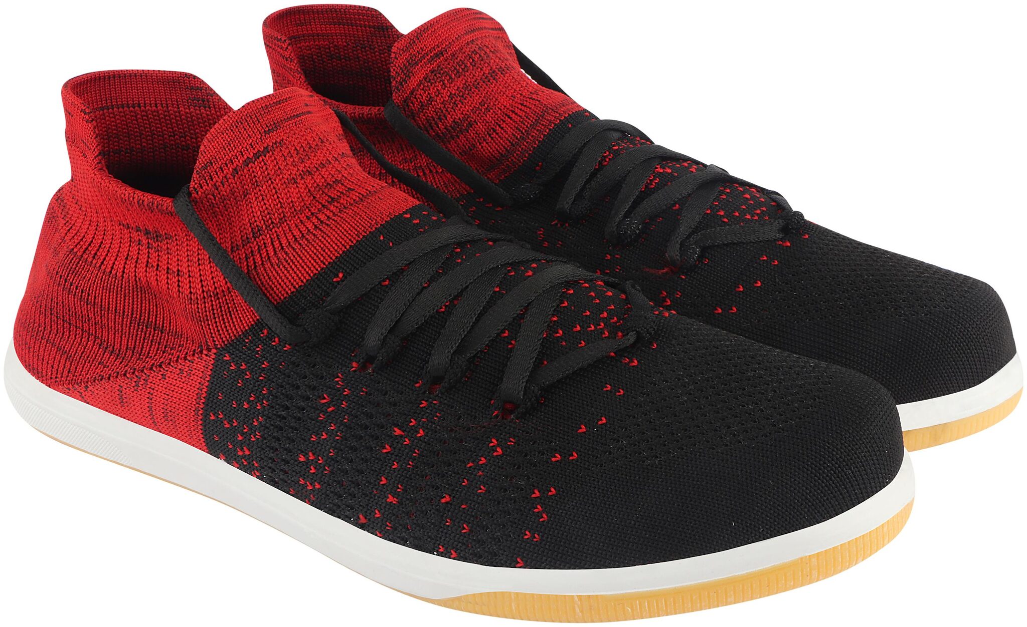 

Unistar Men Black Classic Sneakers - Mustang 011 black-red