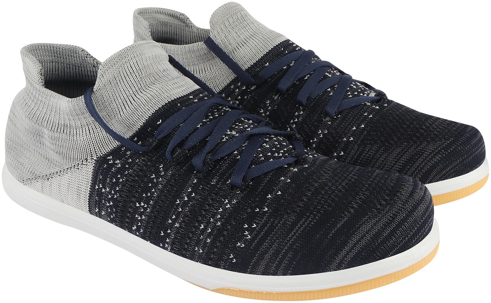 

Unistar Men Navy Blue Classic Sneakers - Mustang 011 n blue-l grey