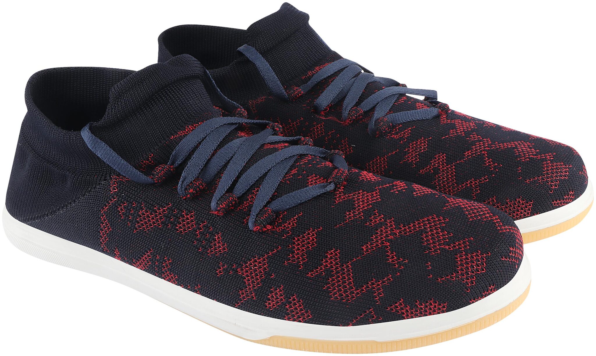 

Unistar Men Navy Blue Classic Sneakers - Mustang 015 navy-maroon