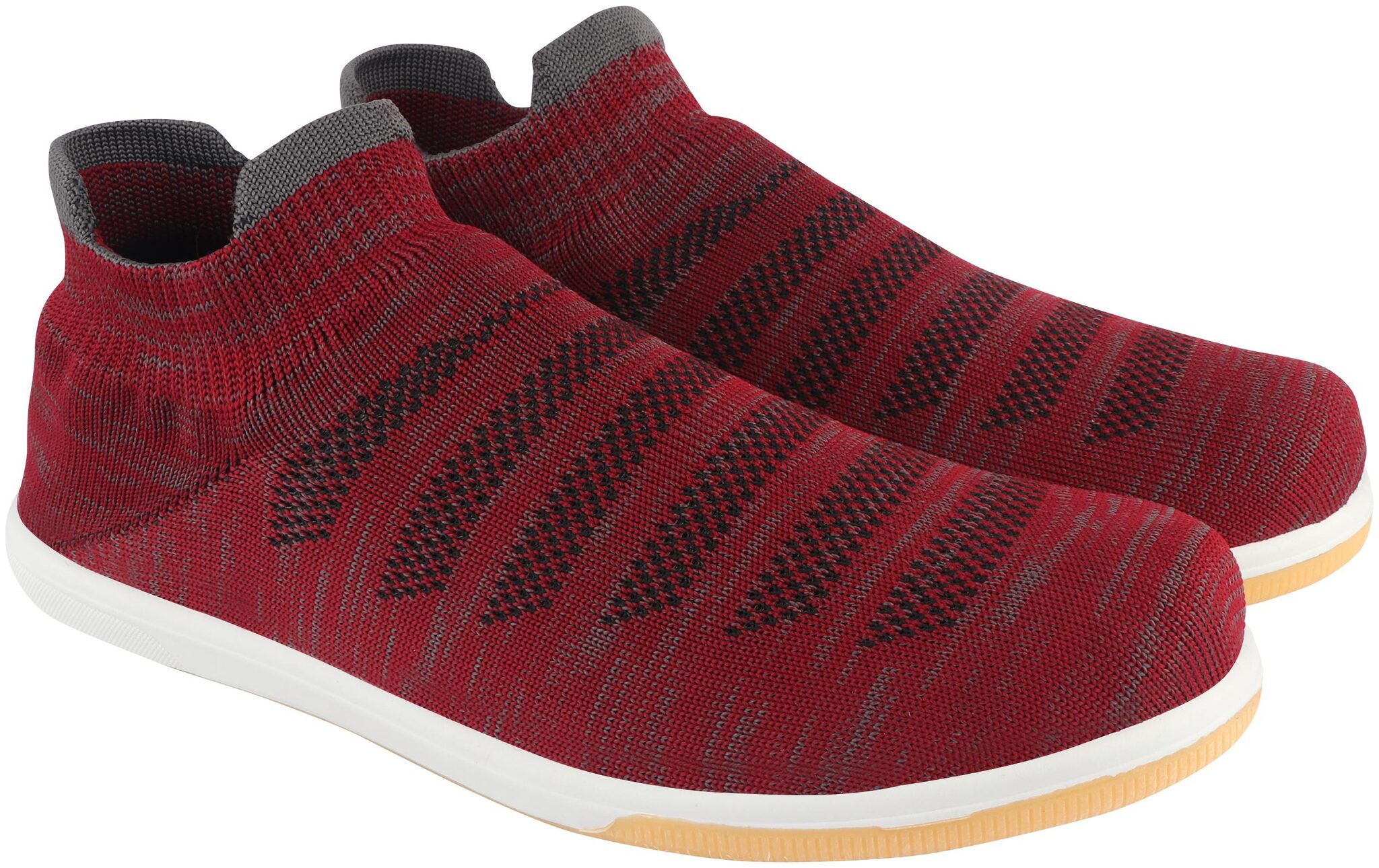 

Unistar Men Maroon Classic Sneakers - Mustang 023 maroon-black