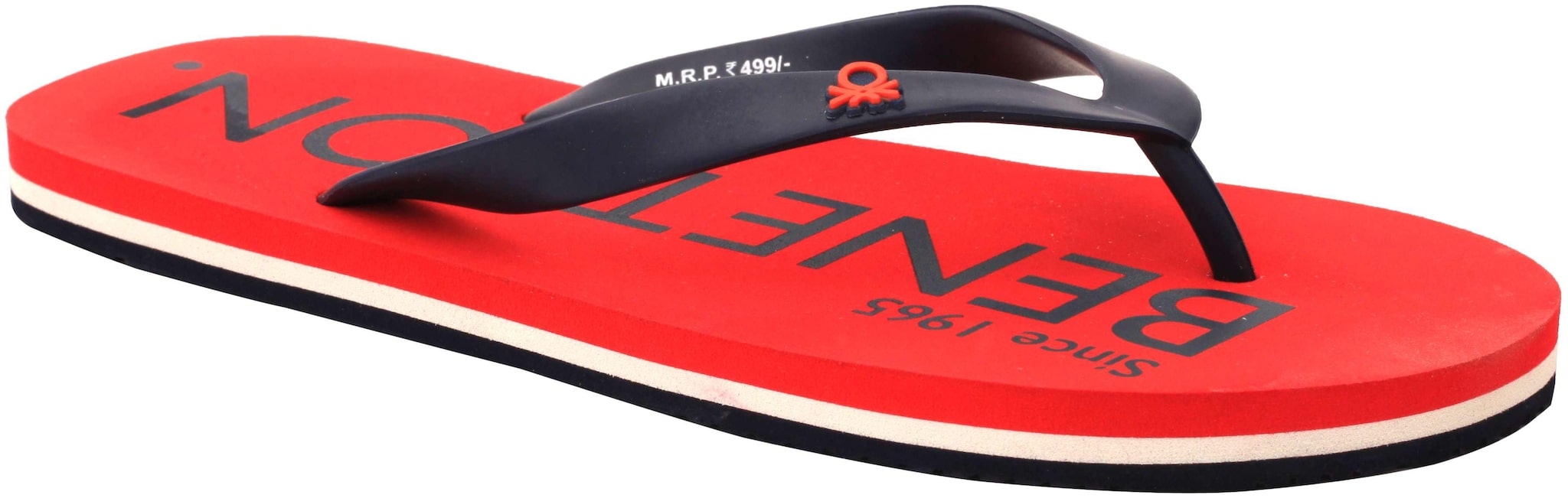 

United Colors Of Benetton Men Red Flip-Flops - 1 Pair