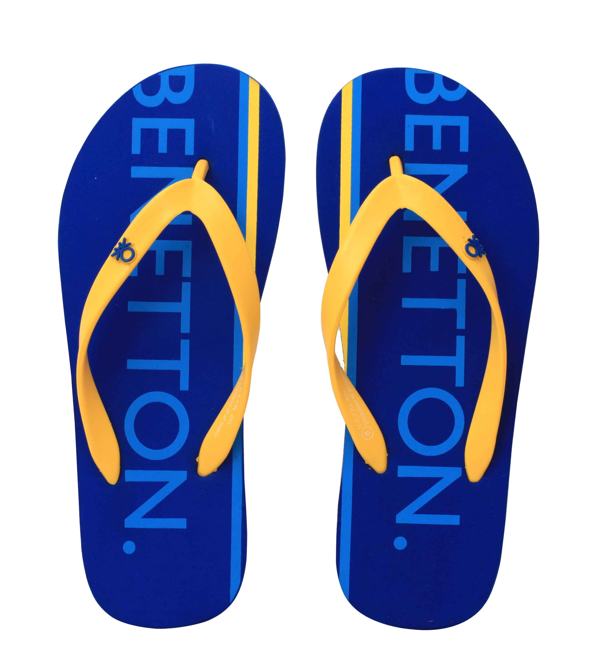 Colors Of Benetton Men Blue Flip-Flops 