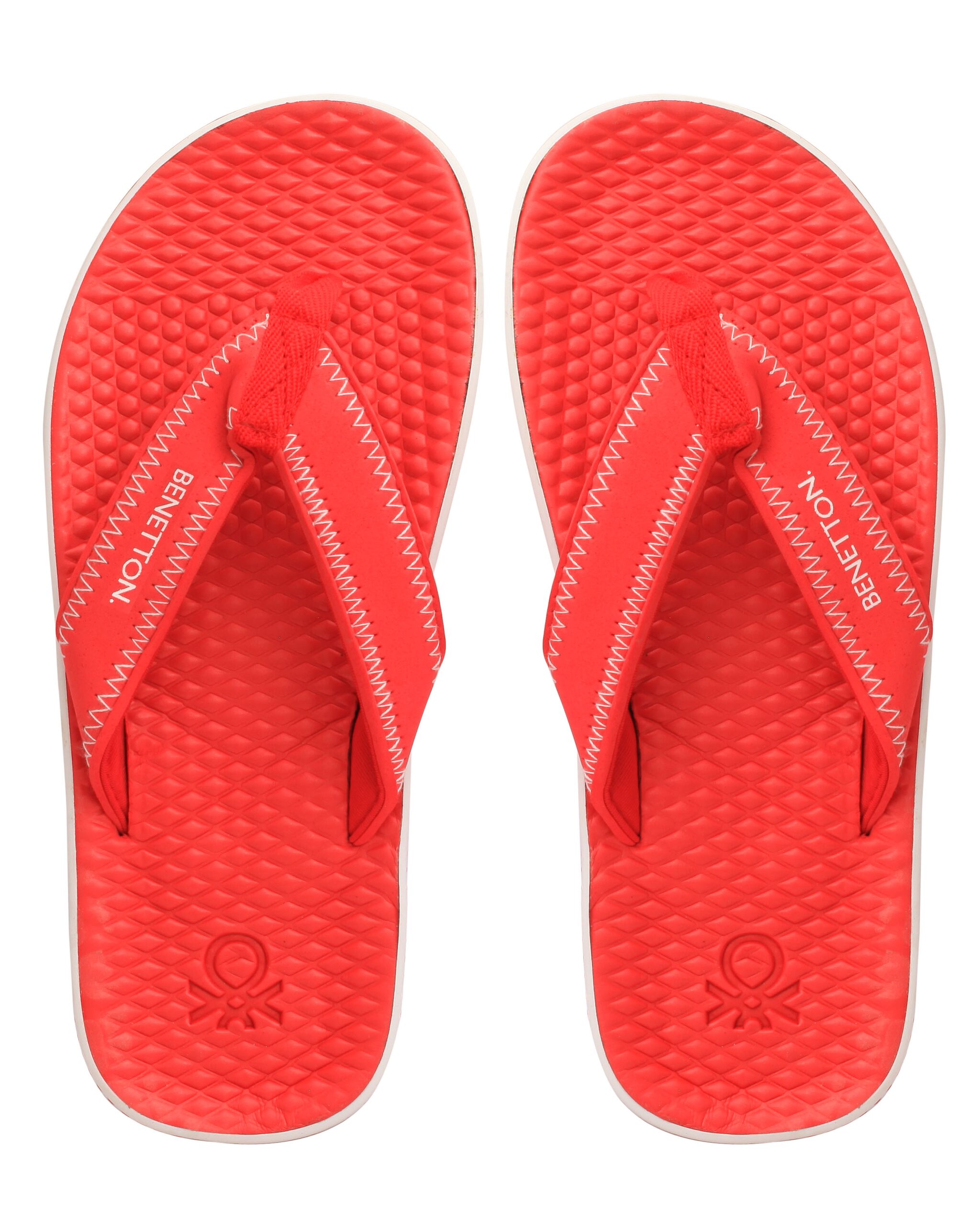 

United Colors Of Benetton Men Red Flip-Flops - 1 Pair