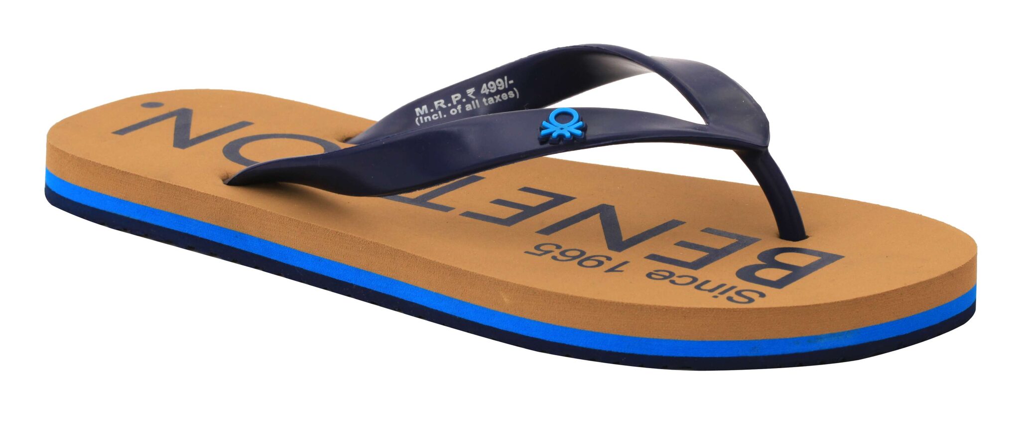 

United Colors Of Benetton Men Khaki Flip-Flops - 1 Pair