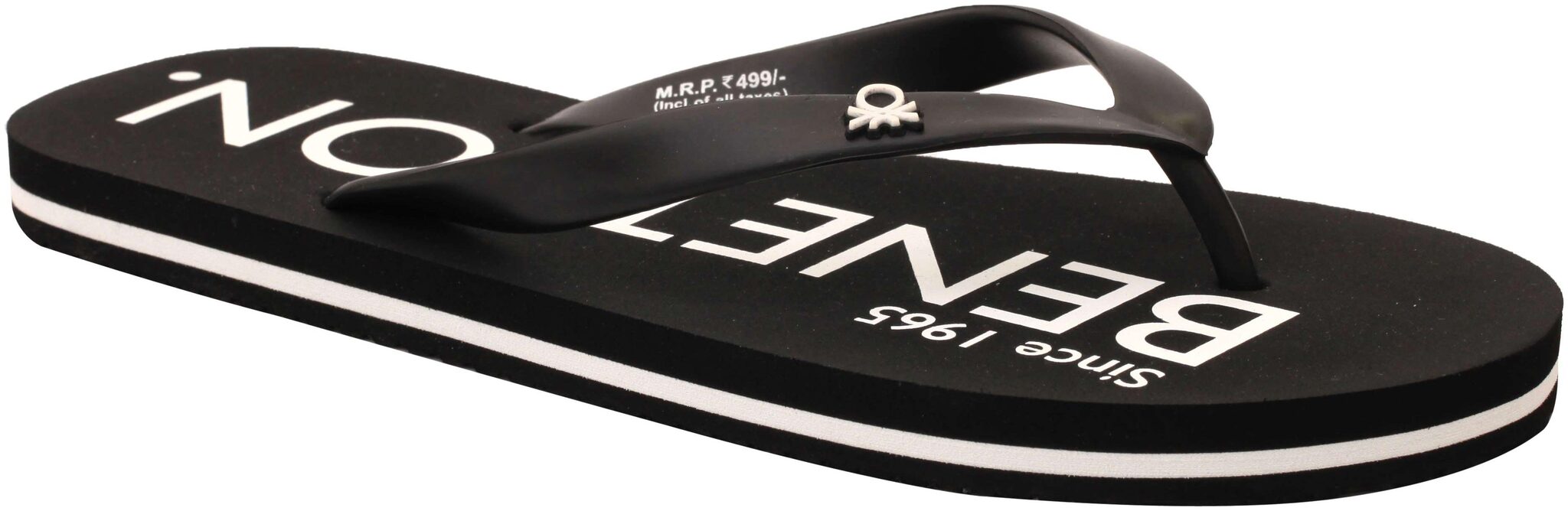 

United Colors Of Benetton Men Black Flip-Flops - 1 Pair