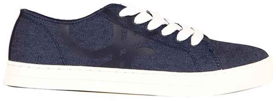

United Colors Of Benetton DENIM SNEAKER WITH SIDE LOGO Men Blue Sneakers