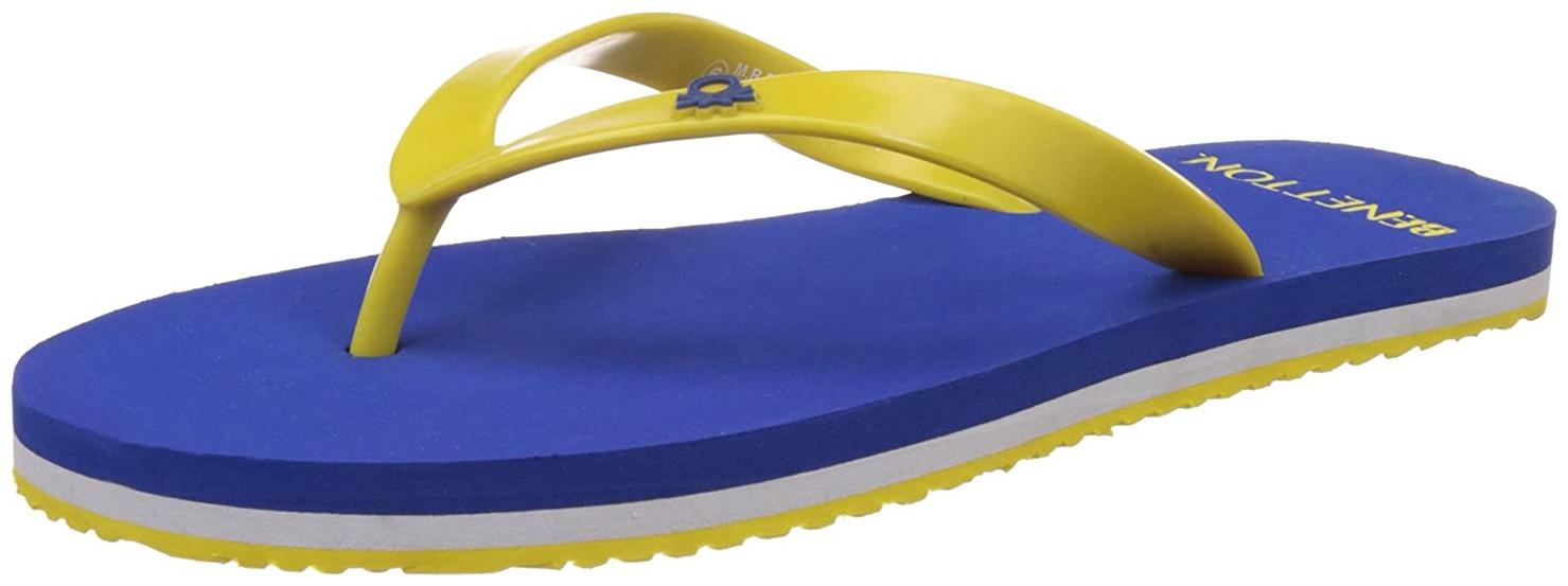 

United Colors Of Benetton Men Yellow Flip-Flops - 1 Pair