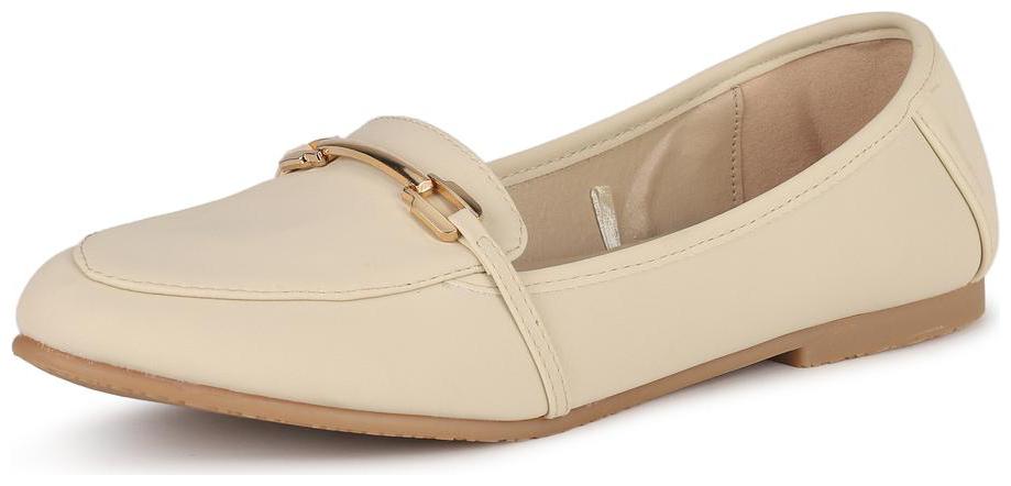 

Van Heusen Women Beige Loafers