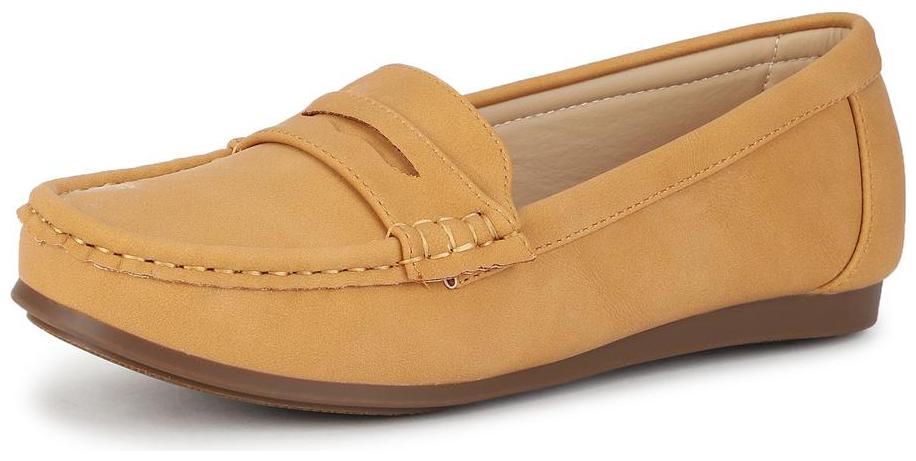 

Van Heusen Women Yellow Loafers