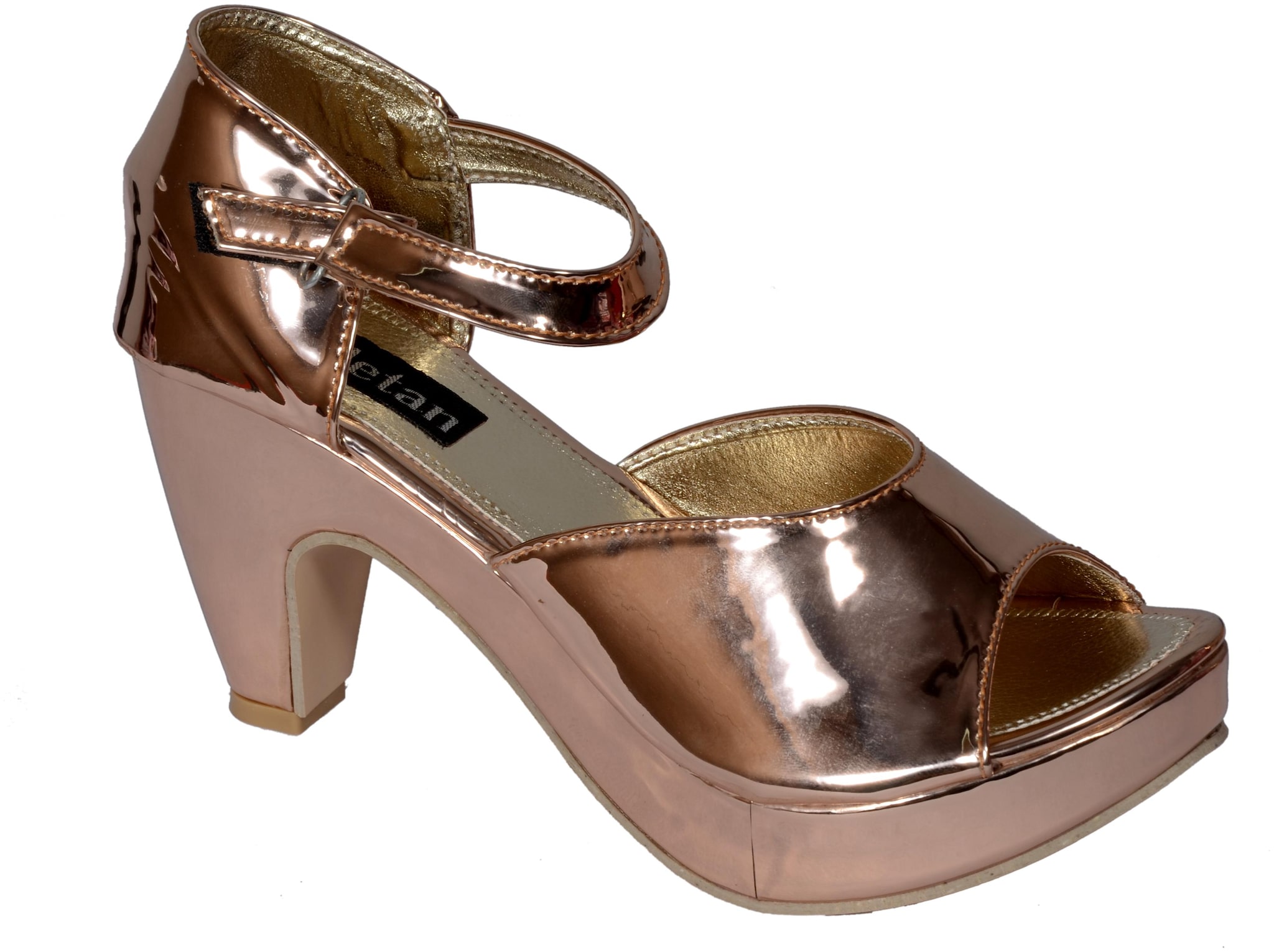 

VELETAN Women Copper HEELS