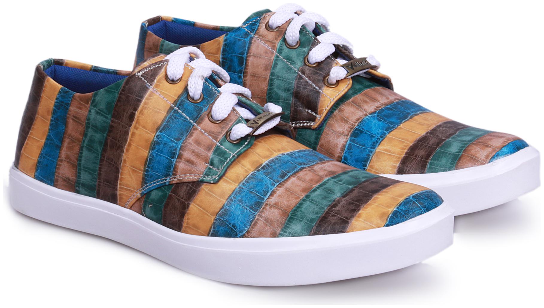 

VELLINTO Multicolur Sneakers For Men Men Blue Sneakers