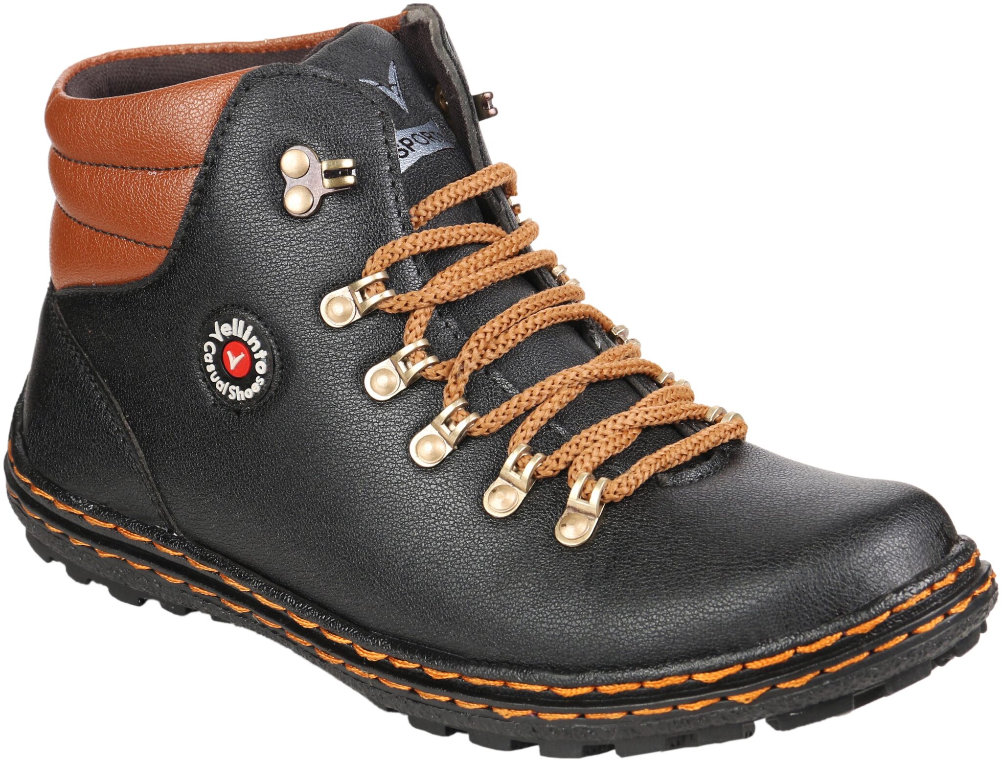 

VELLINTO Men Black Ankle Boots - CASUAL BOOTS - ART CA117