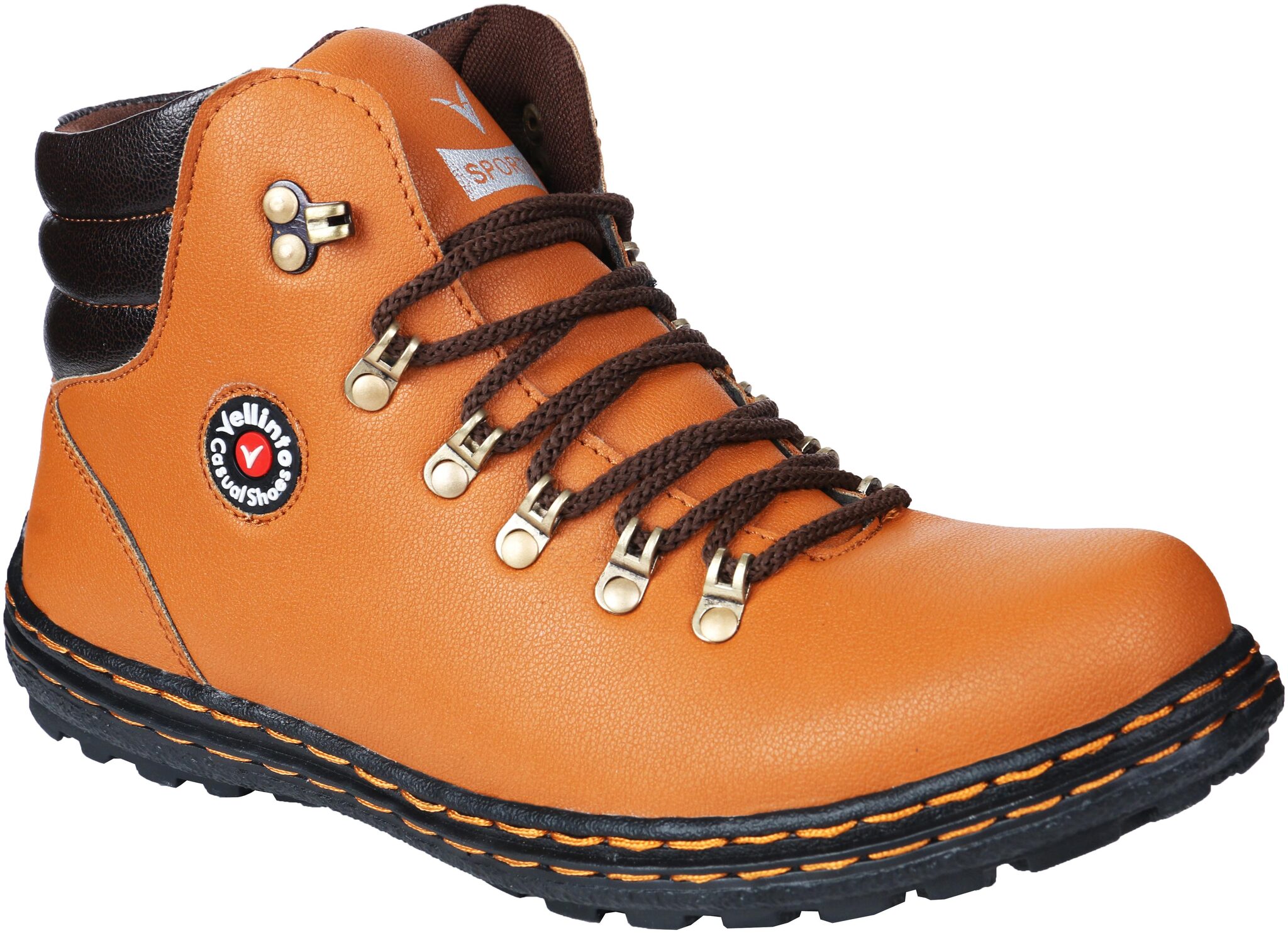 

VELLINTO Men Tan Ankle Boots - ART CA117