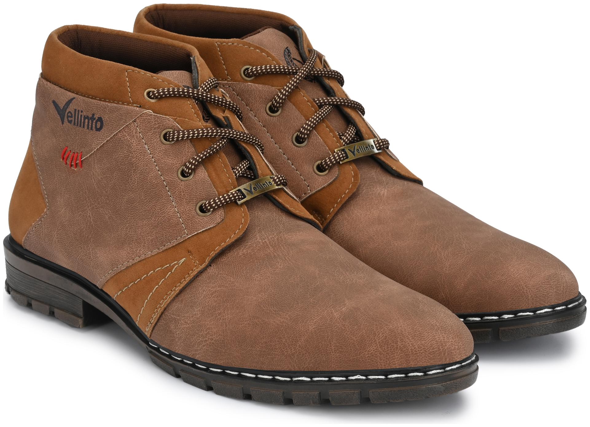 

VELLINTO Men Brown Outdoor Boots - ART CA115BWN 7