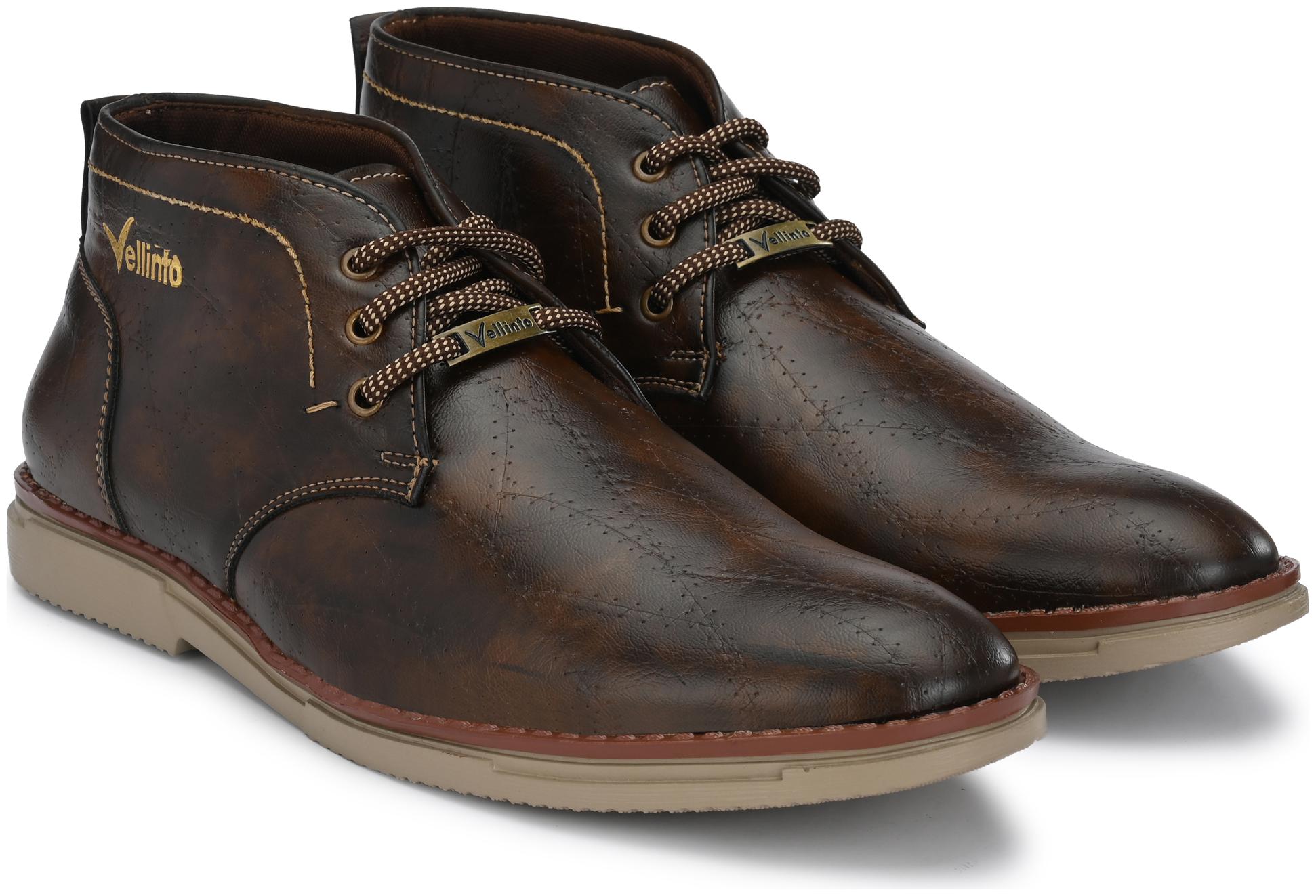 

VELLINTO Men Brown Outdoor Boots - ART CA116BWN 9