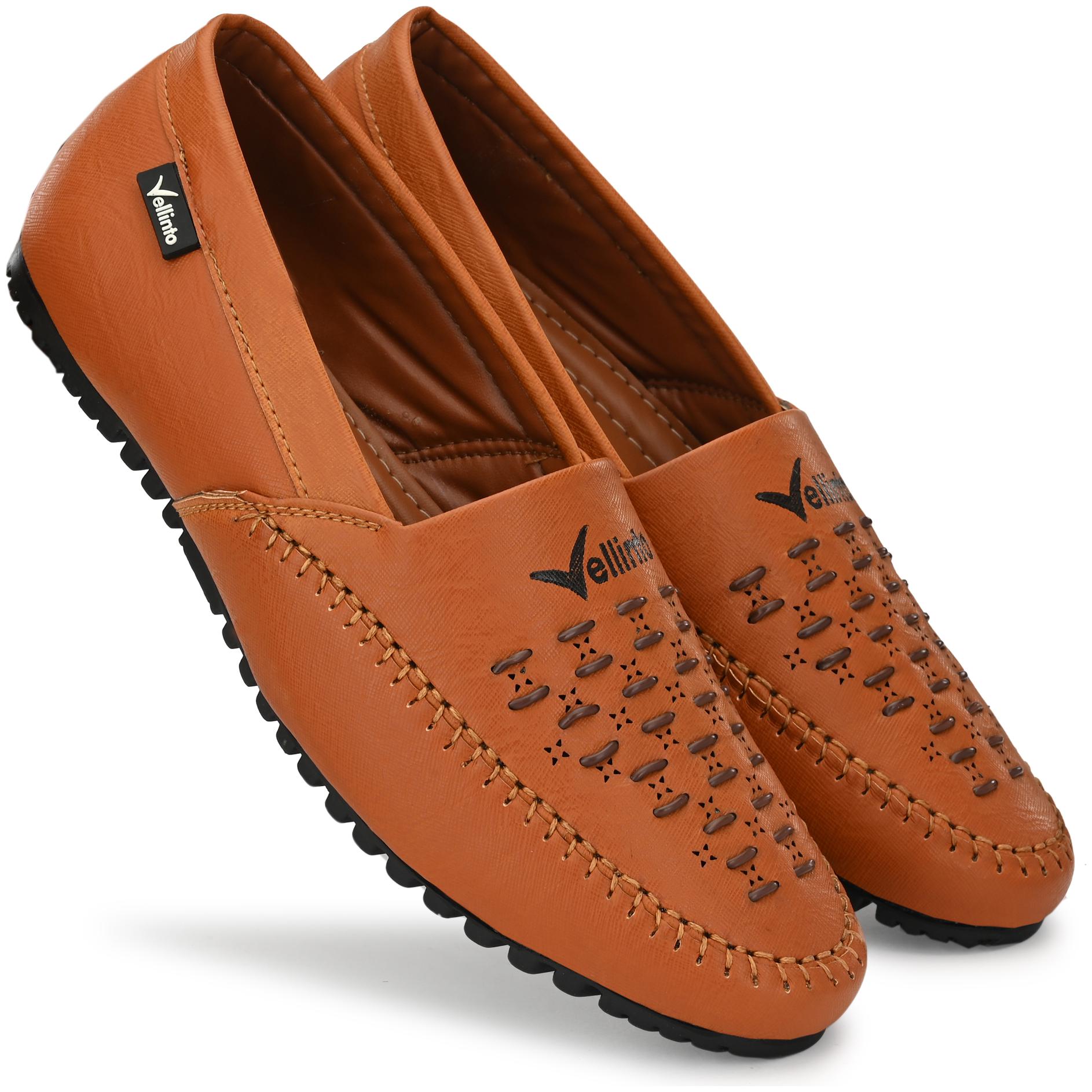 

VELLINTO Men Tan Loafers - ART CA117BEG 7