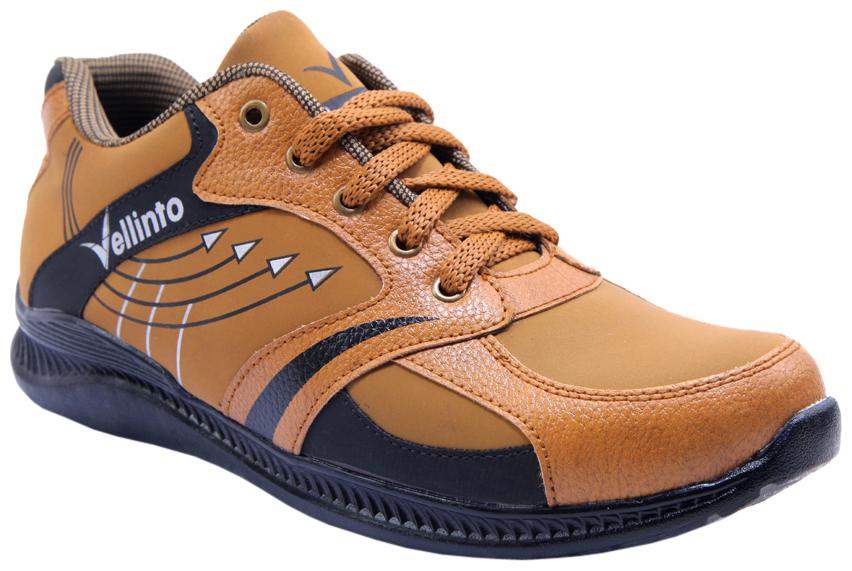 

VELLINTO Men Tan Casual Shoes - CAUAL SHOE - ART CA103T 10