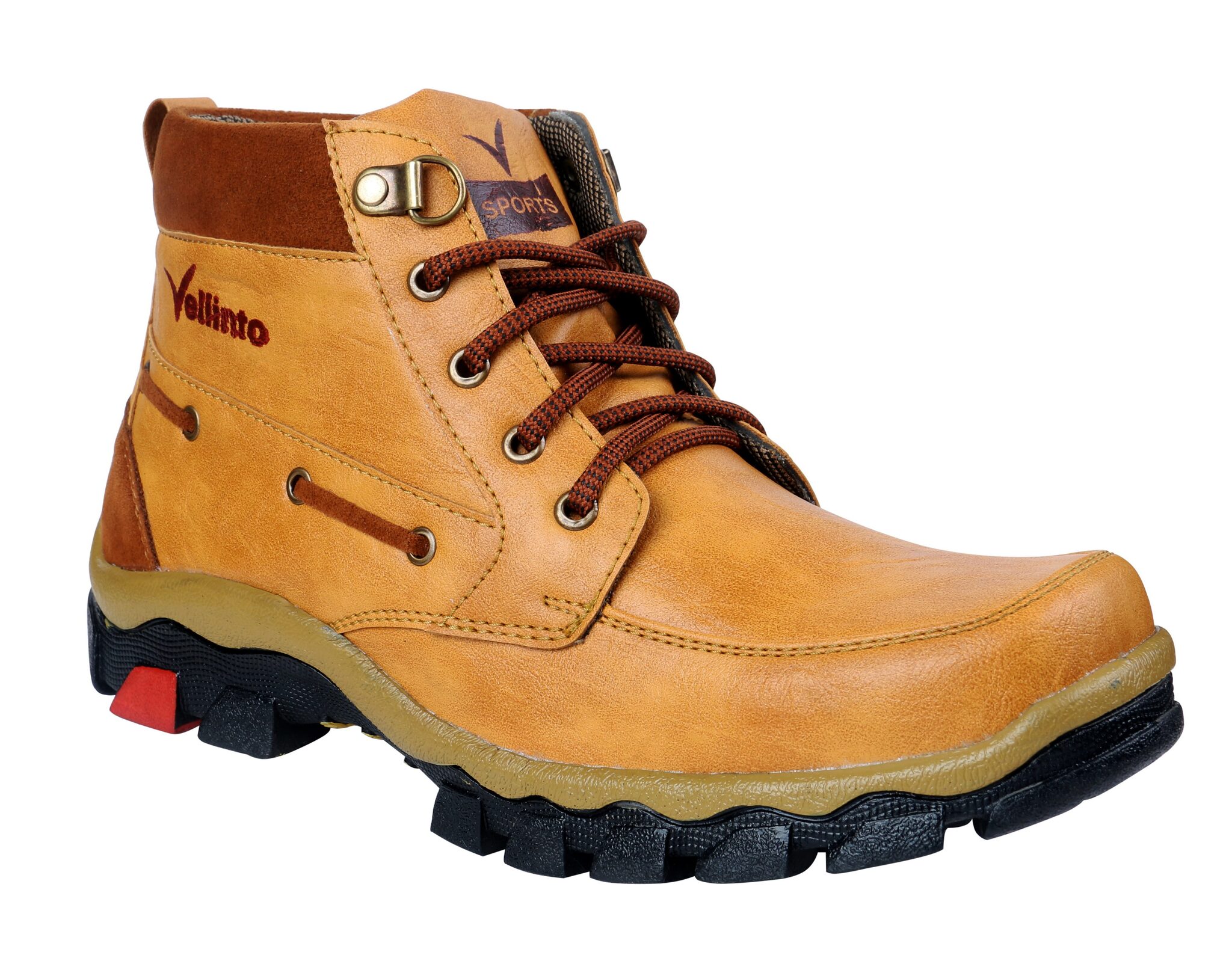 

VELLINTO Men Tan Outdoor Boots - ART CA104T 6