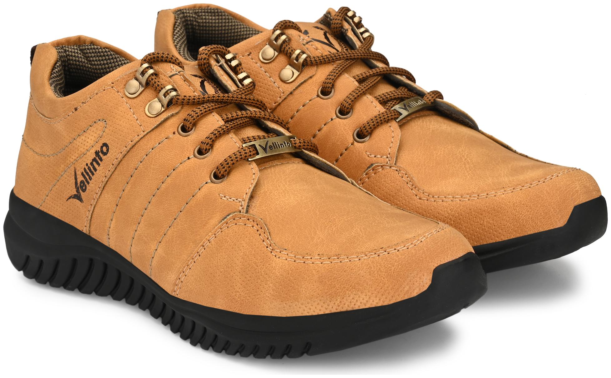 

VELLINTO Men Running Shoes For Men Running Shoes ( Brown )
