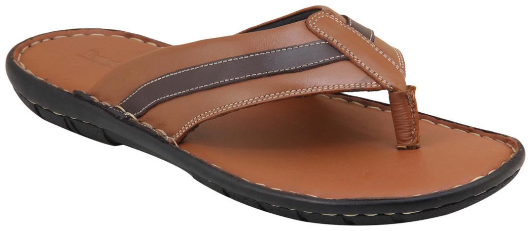 

Ventoland Men s 100 Genuine Italian Leather Flip flops