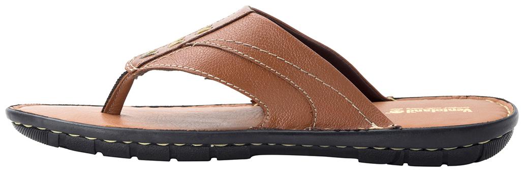 

Ventoland Men s 100 Genuine Italian Leather Flip flops