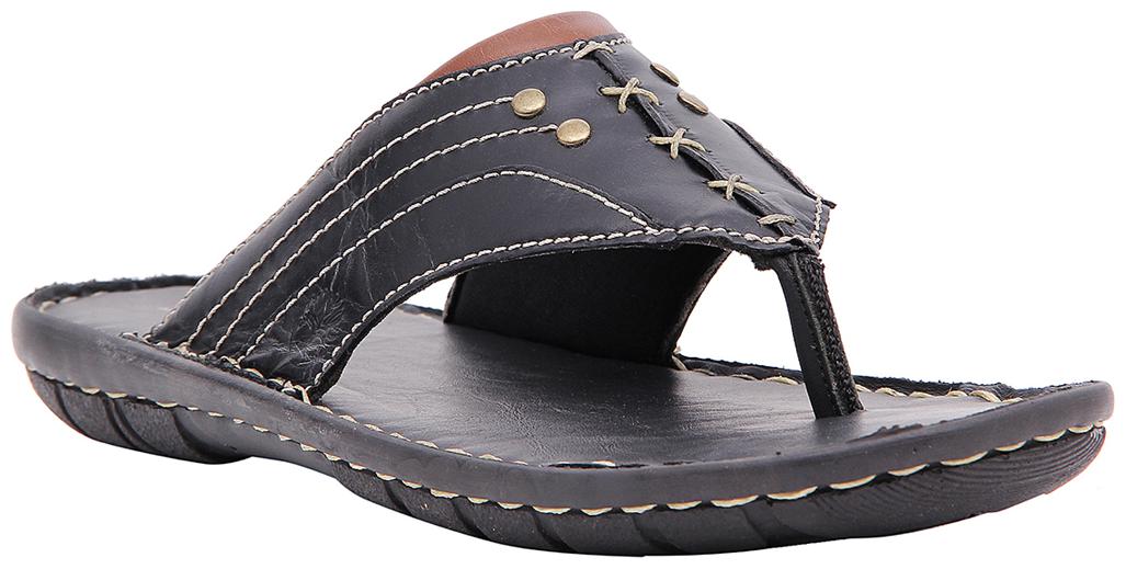 

Ventoland Men s 100 Genuine Italian Leather Flip flops