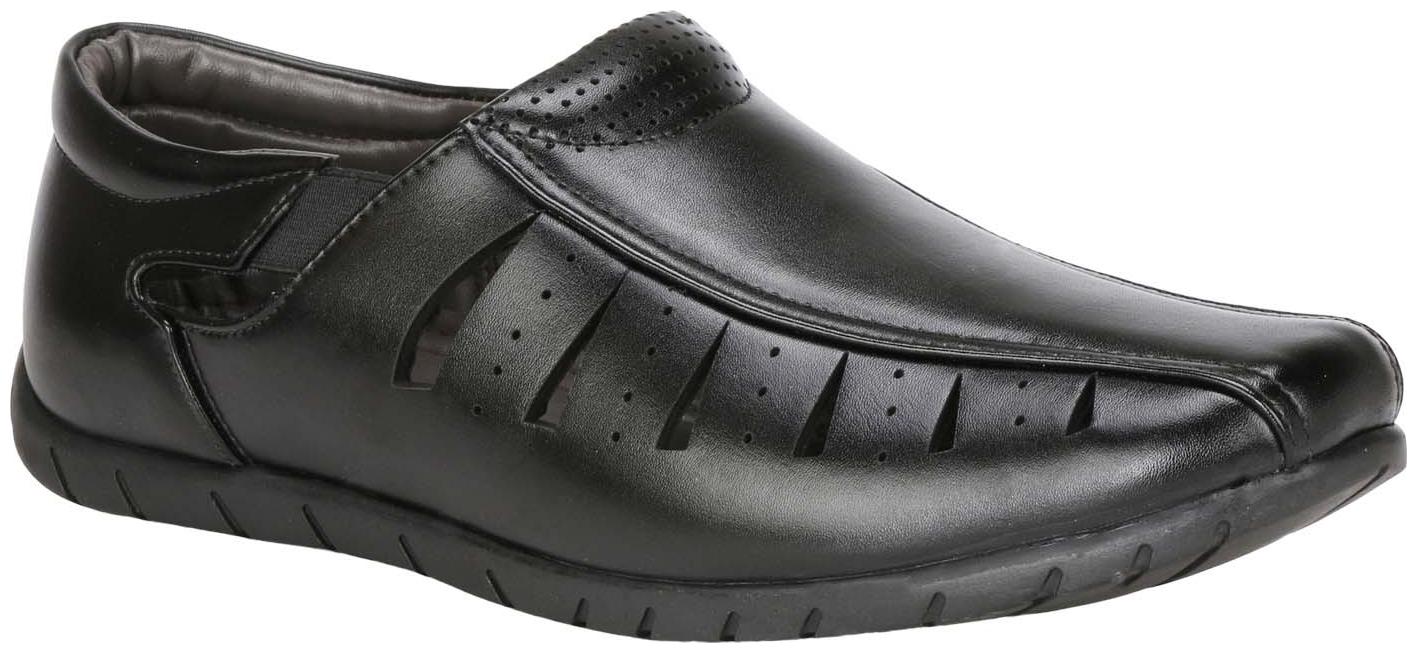 

VINCENZO Men Black Sandals