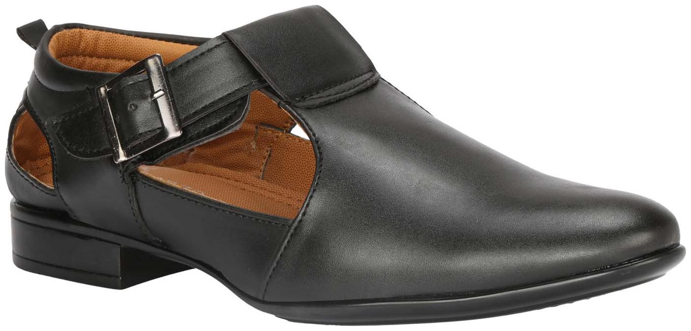 

VINCENZO Men Black Sandals