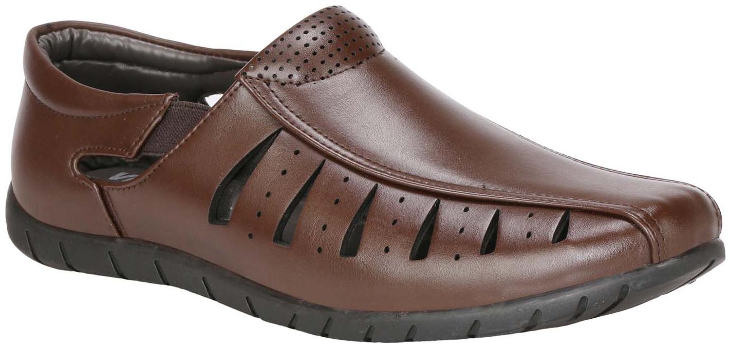 

Vincenzo Mens s Extra Comfort Leather Sandel (Size - 9 UK)