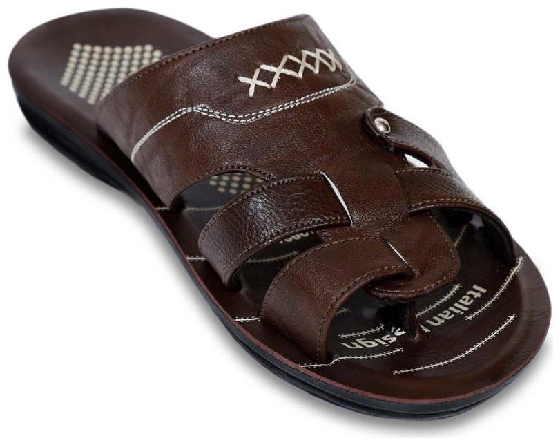 

VIRDHI Men Brown Slippers