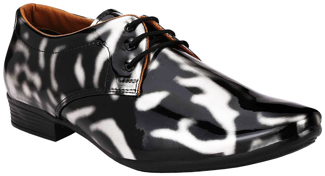 

Vitoria Men Black Silver Derby Formal Shoes - VTRSTYLRND4
