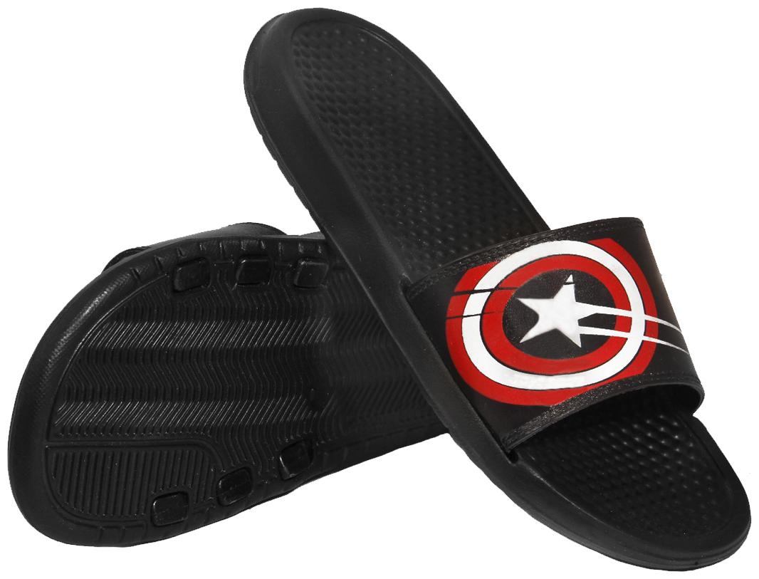 

Vitoria Men Black Red Sliders