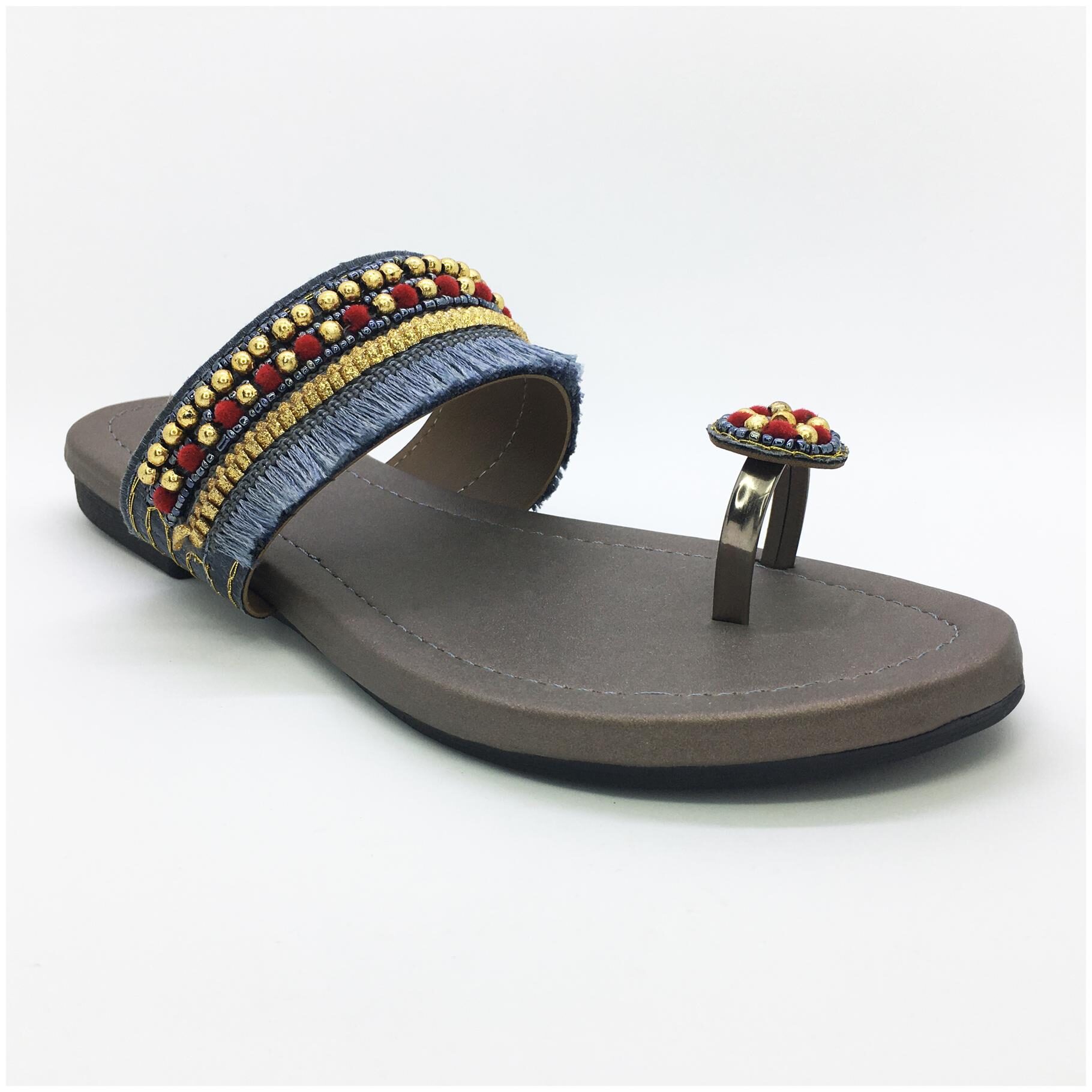 

WALK-N-STYLE Women Grey One Toe Flats