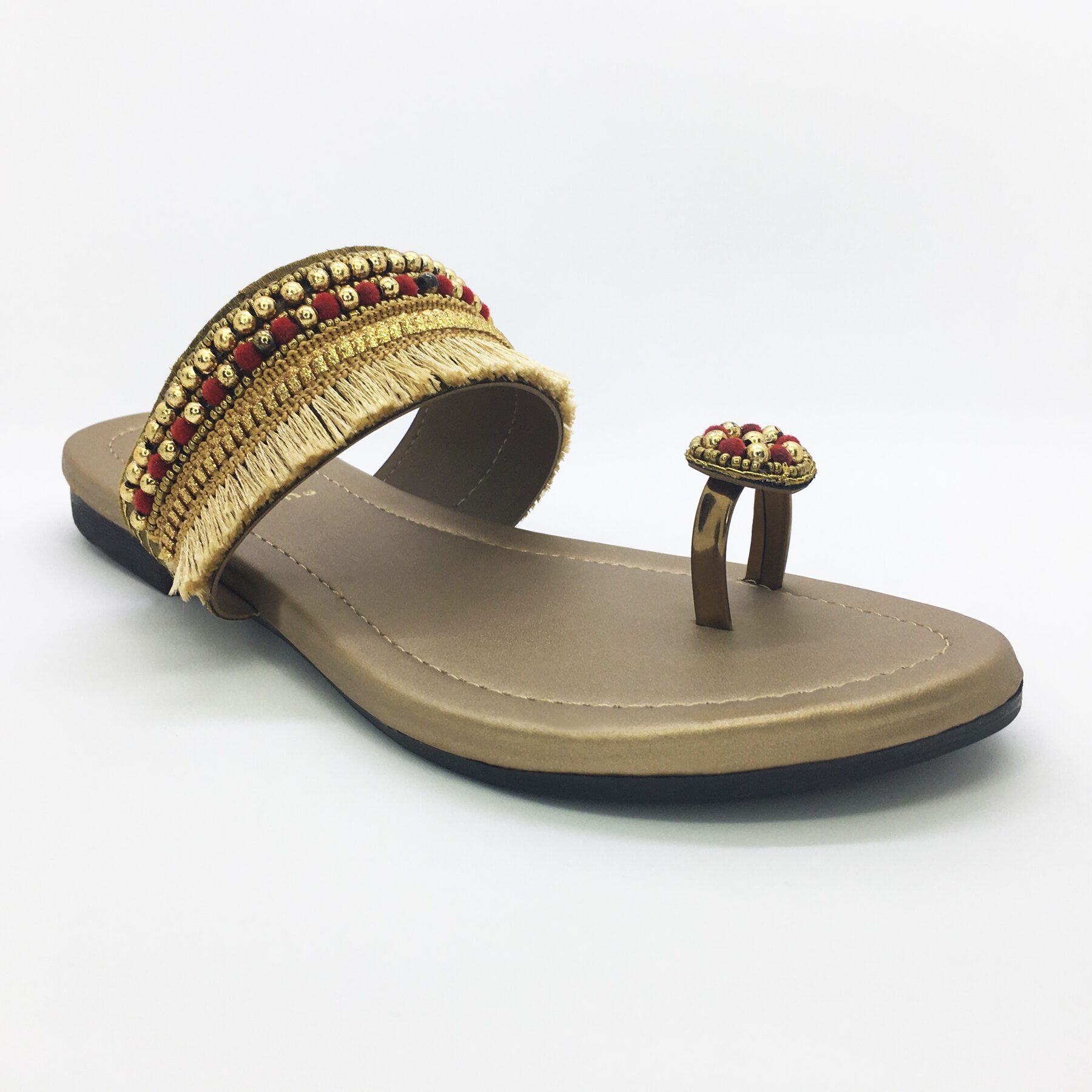 

WALK-N-STYLE Women Khaki One Toe Flats