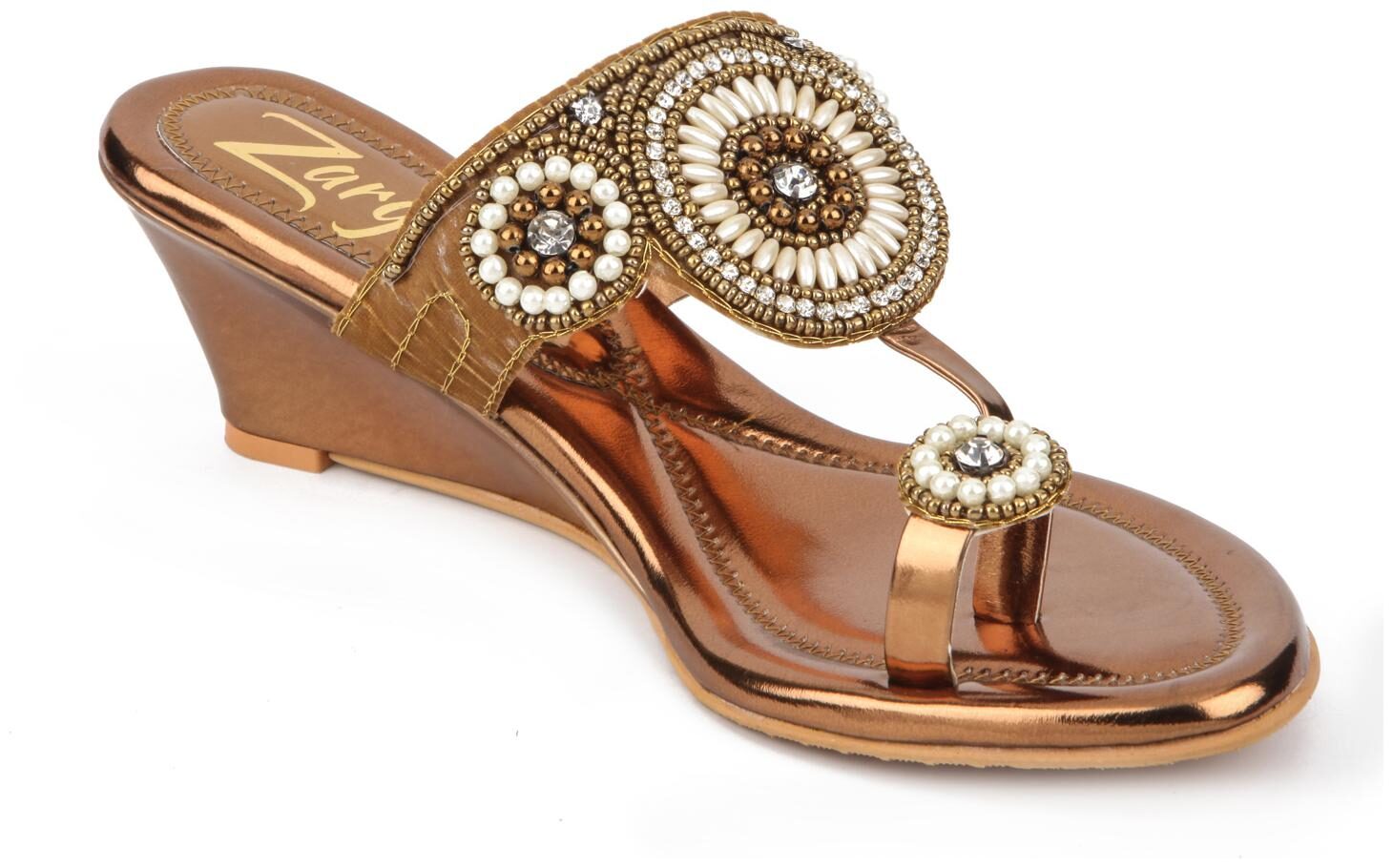 

WALK-N-STYLE Women Copper Wedges