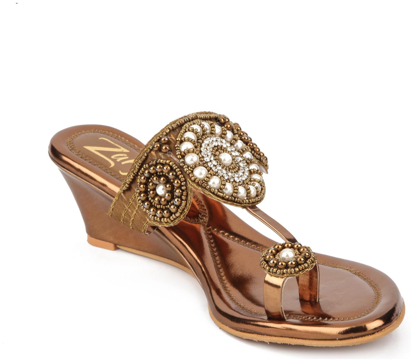

WALK-N-STYLE Women Copper Wedges