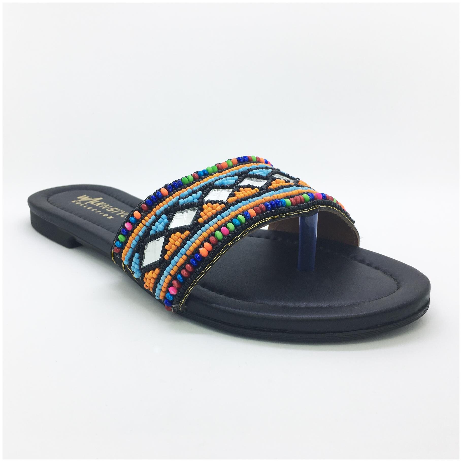 

WALK-N-STYLE Women Black One Toe Flats