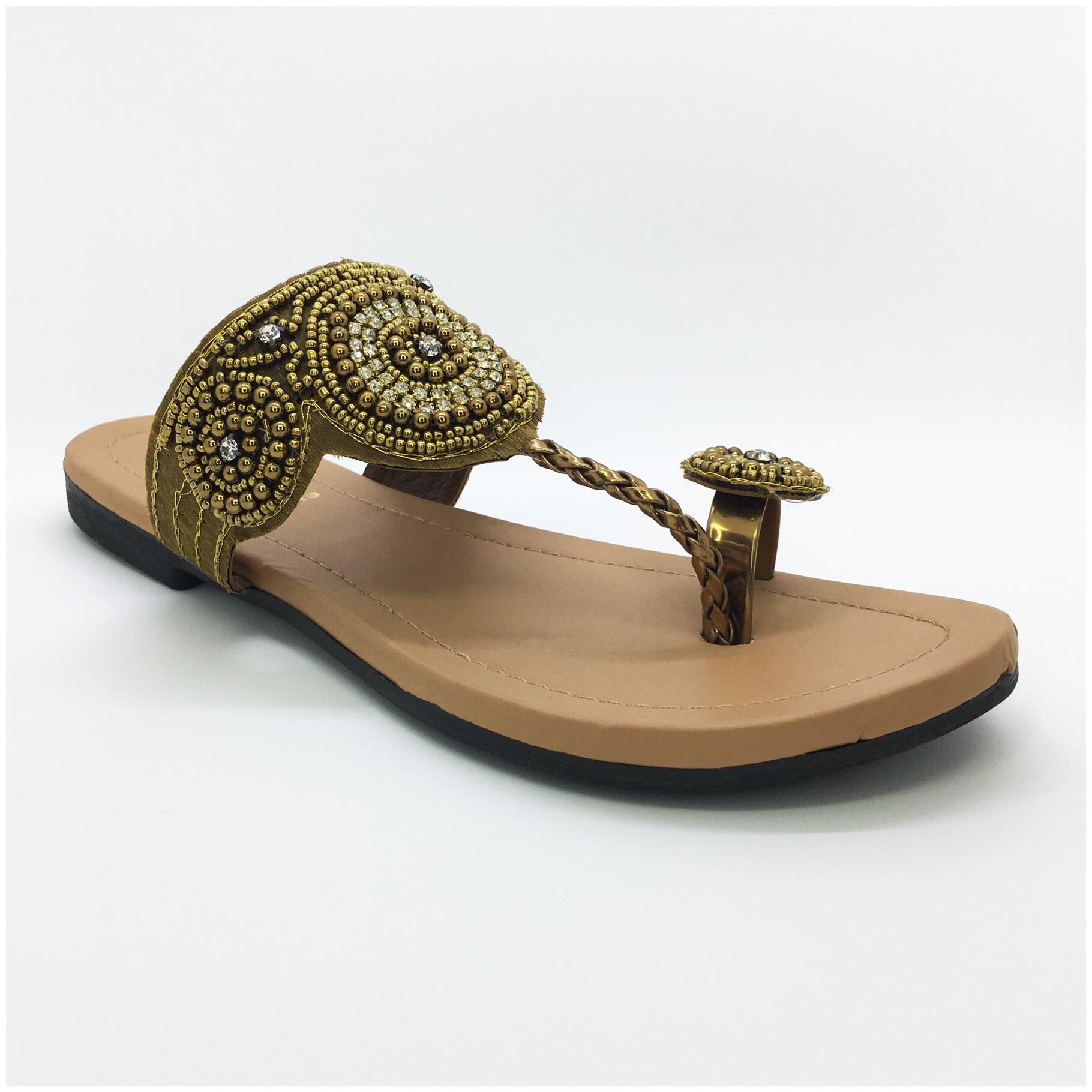 

WALK-N-STYLE Women Khaki One Toe Flats