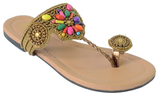 

WALK-N-STYLE Women Brown T-Strap Flats