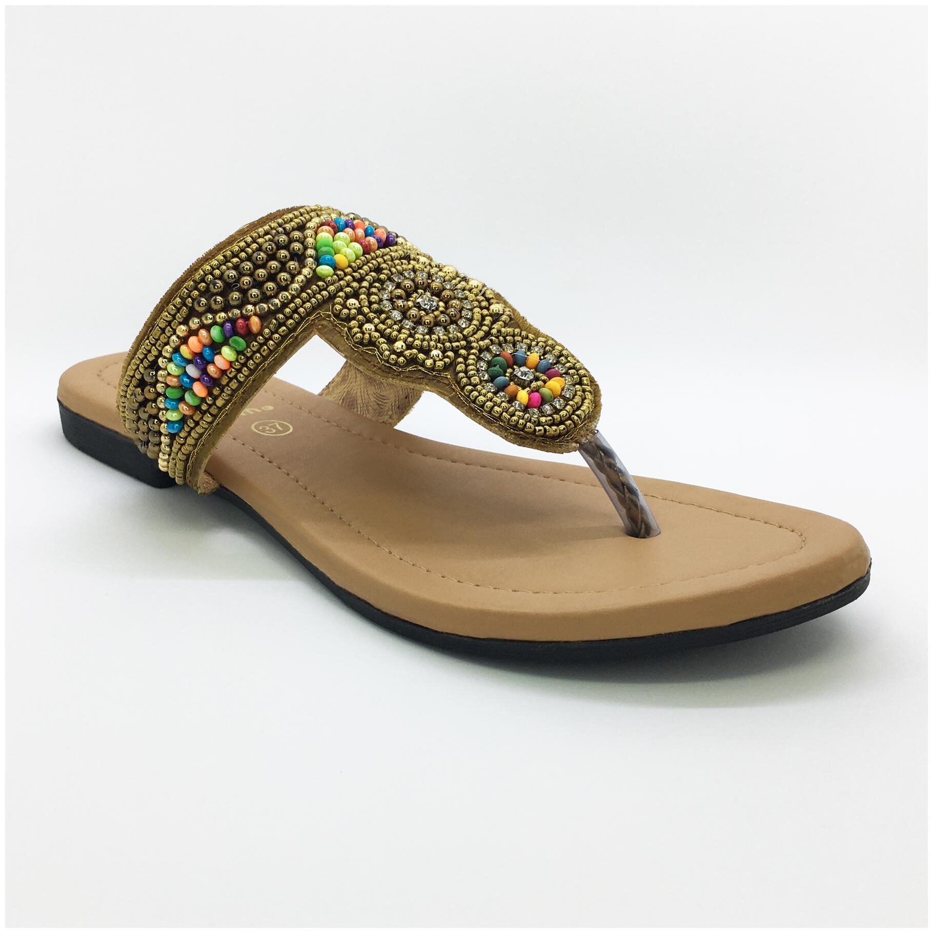 

WALK-N-STYLE Women Khaki One Toe Flats