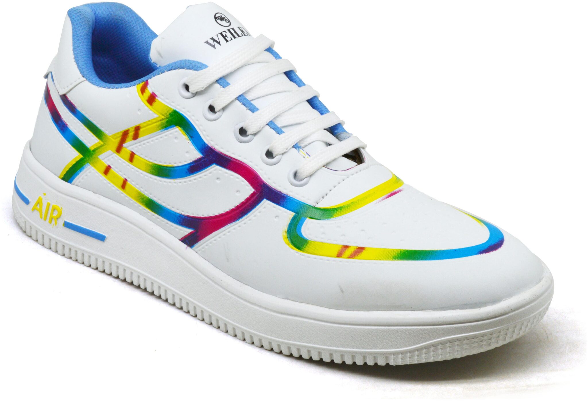 

Weiler Men White Classic Sneakers - Art113-white
