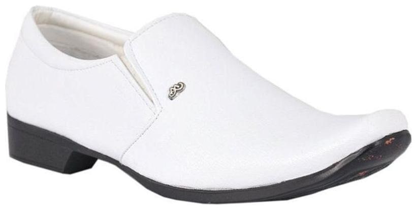 

White Leather Formal Shoe