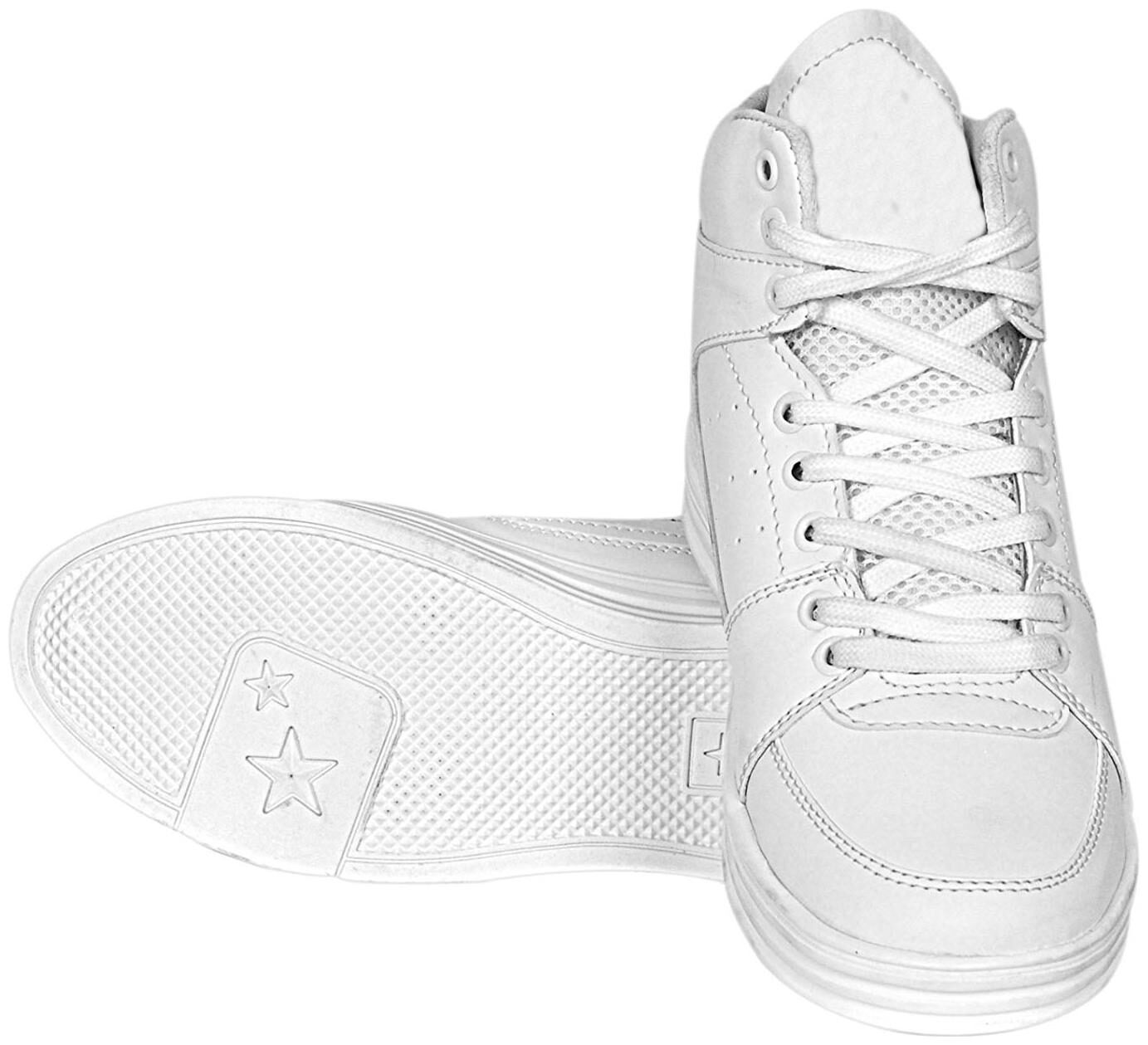 

SIM STYLE Men White Sneakers