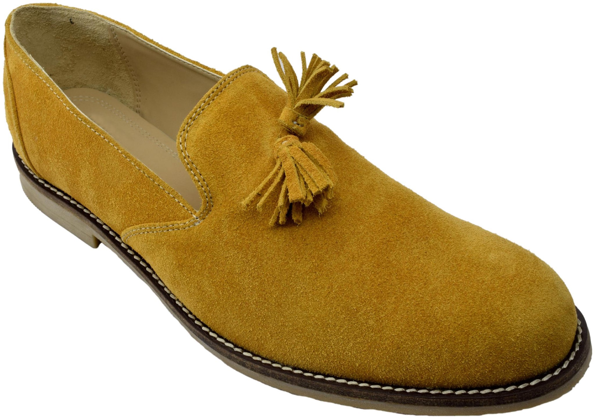

Wolven Men Yellow Loafers - WOL5095L-1976-YLW